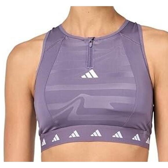 Adidas Power Impact Training Bra TechFit (Size XXS) AeroReady Remov Padding NWT - Picture 1 of 5